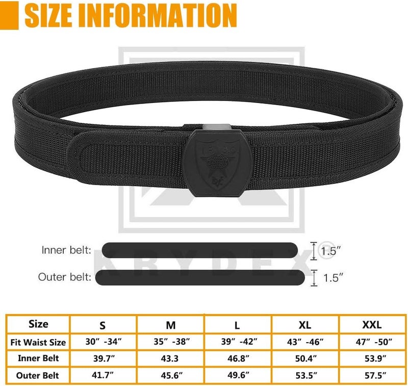 KRYDEX IPSC USPSA IDPA 3-Gun Competition Belt & 5 pcs Speed Pistol Mag Pouches - Image 5